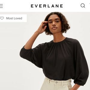 NWT Everlane air poet long sleeve tee size xs